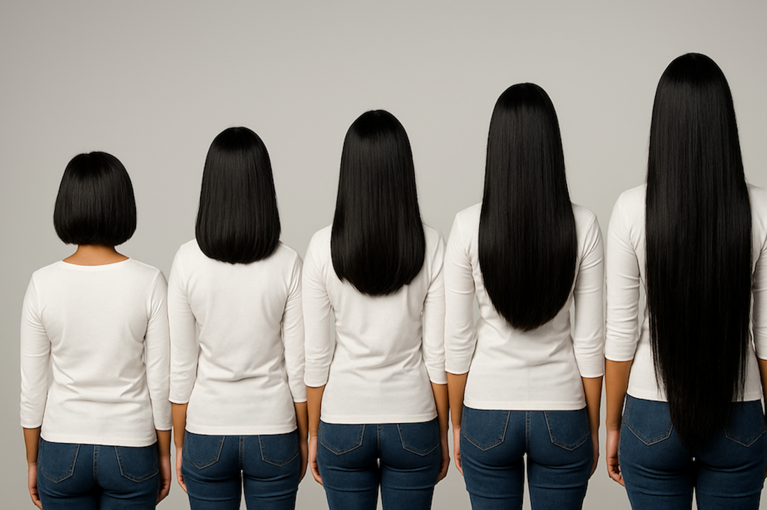Hair Extension Length Guide 2025 – Charts, Care, and Expert Tips