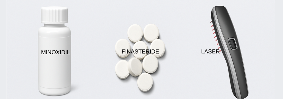 The Best Treatments for Hair Loss: Minoxidil, Finasteride & Laser Therapy