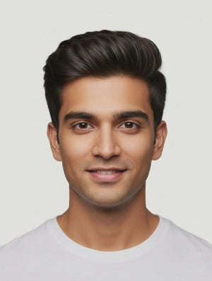 Sanviau MirageSkin Pro | Advanced PU Front and Silk Base Men’s Hair System