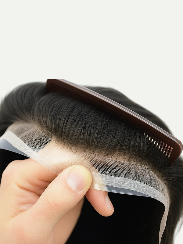 Sanviau MirageLace Pro – Premium Hybrid Lace Silk and Hair System for Men